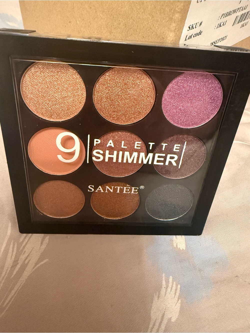 Santee 9 Palette Shimmer Eyeshadow Sweet Dreams Pressed Powder ST384 0.34 oz